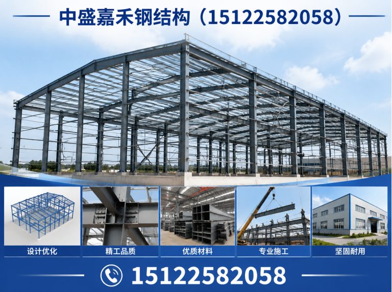 天津钢结构厂房展示图